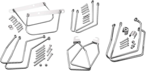 Drag Specialties - Drag Specialties Chrome Saddlebag Support Brackets - 77-0030