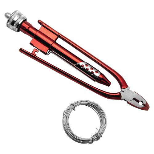 BikeMaster - BikeMaster Safety Wire Pliers with 25ft. Stainless Wire - 151554