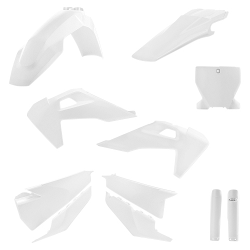 Acerbis - Acerbis Full Plastic Kit - White - 2726550002