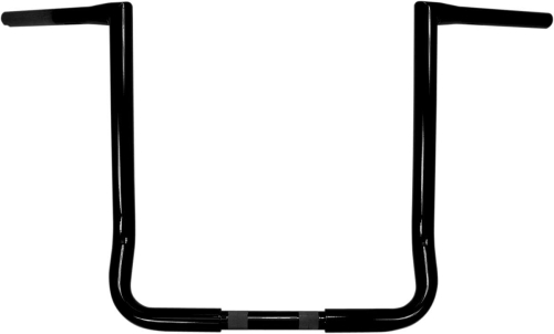 LA Choppers - LA Choppers 1-1/4in. Twin Peaks Touring Bagger Handlebar - 16in. - Black Powdercoat - LA-7361-16B