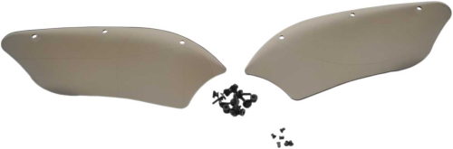 Memphis Shades - Memphis Shades Wind Deflectors for Memphis Shades Batwing Fairing - Black - MEM7021