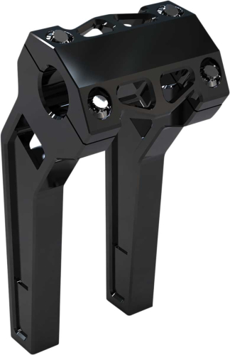 LA Choppers - LA Choppers 1.25in. Pullback Riser Kit - 8in. - Black Anodized - LA-7481-08B