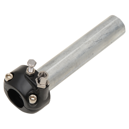 Emgo - Emgo Single Throttle Assembly (Single Cable) - 7/8in. - Black - 44-29470B