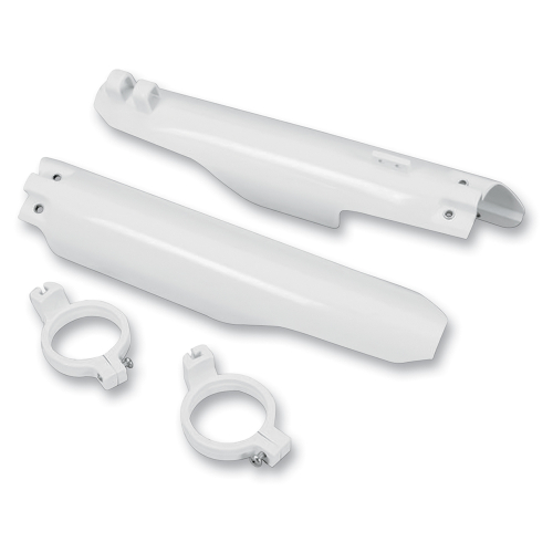 UFO Plastics - UFO Plastics Fork Slider Protectors - White - SU03905041