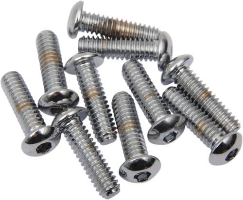 Drag Specialties - Drag Specialties Button-Head Bolts - 1/4in.-20 x 3/4in. - MPB266