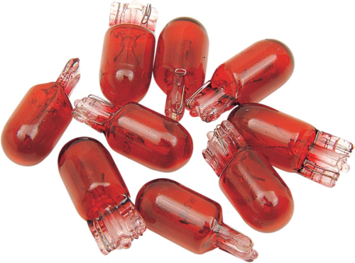 Drag Specialties - Drag Specialties Marker Light Wedge Bulbs - Red - AD-0913R