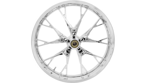 Coastal Moto - Coastal Moto Precision Cast Marlin 3D Front Wheel - 21in. x 3.5in. - Chrome - 3D-MAR213CH-ABST