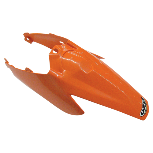 UFO Plastics - UFO Plastics Rear Fender with Side Panels - Orange - KT03080-127