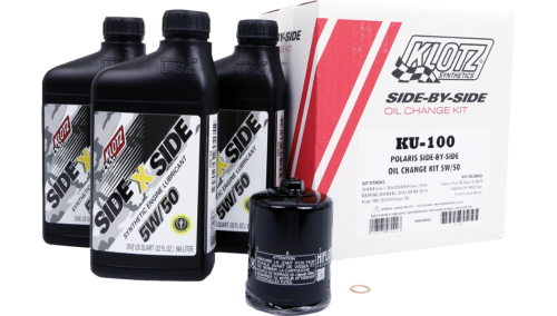 Klotz Oil - Klotz Oil SXS Oil Change Kit - 5W/50 - KU-100