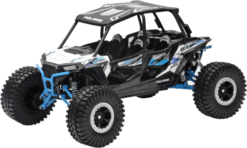 New Ray Toys - New Ray Toys 1:18 Scale ATV - Polaris RZR XP 4 Turbo Rock Crawler - Blue - 57976A