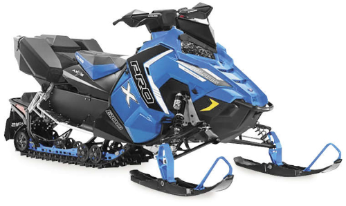 New Ray Toys - New Ray Toys 1:16 Scale Snowmobile - Polaris Switchback Snowmobile - Blue - 57783B