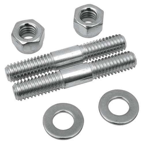 Colony - Colony Fork Slider Bottom Cap Stud and Nut Kit - Chrome - 8813-4