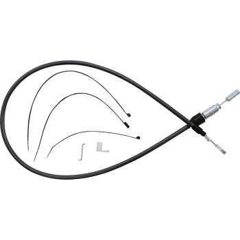 Magnum - Magnum Alternate Length Black Pearl Quick Connect Braided Upper Clutch Cable - 40in. - 42346HE