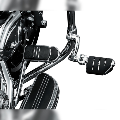 Kuryakyn - Kuryakyn Longhorn Offset Dually With Trident Pegs and 1-1/4in. Magnum Quick Clamps - Chrome - 7555