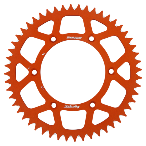Supersprox - Supersprox Aluminum Rear Sprocket - 52T - RAL-990-52-ORG