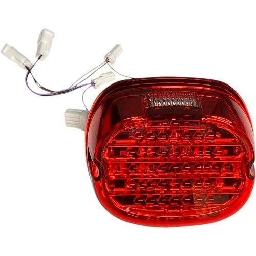 Custom Dynamics - Custom Dynamics Low-Profile LED Taillights with Integrated Turn Signals - Top Window - Red Lens - CD-INT-TL-W-R