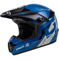 G-Max - G-Max MX-46 Compound Helmet - D3464434 - Blue/Black/Gray - Small