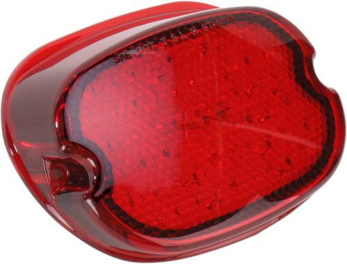 Drag Specialties - Drag Specialties LED Low-Profile Red Lens Taillight with No Taglight - 2010-0774