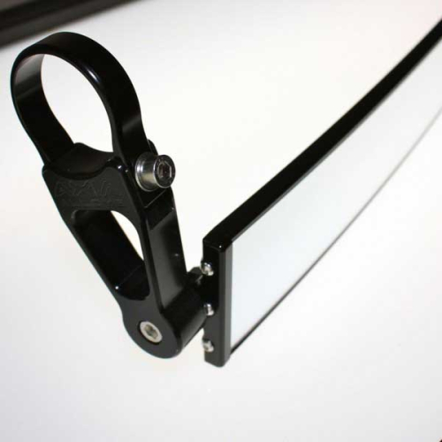 Axia Alloys - Axia Alloys 17in. Panoramic Mirror - 2.5in. Arms - MODPRVMSSV-BK