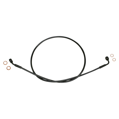 Magnum - Magnum Black Coated XR Stainless Front Brakeline Kit with Black Fittings - 45in. Total Length - SBB0601-45