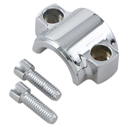 Klock Werks - Klock Werks Lower Fork Leg/Axle Caps - Chrome - KW16-01-0010-C