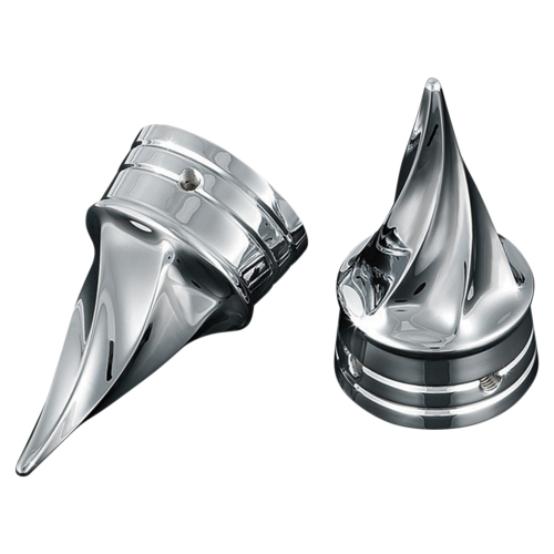 Kuryakyn - Kuryakyn Twisted Front Axle Caps - 1219
