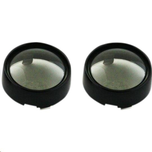 Custom Dynamics - Custom Dynamics Probeam Bullet Bezel Turn Signal Adapters - Black/Smoke Lens - PB-B-BEZ-BS