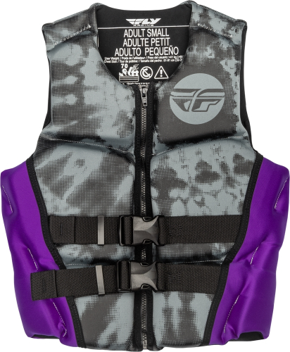 Fly Racing - Fly Racing Neoprene Womens Floatation Vest - 221-30420M - Purple/Gray/Black - Medium