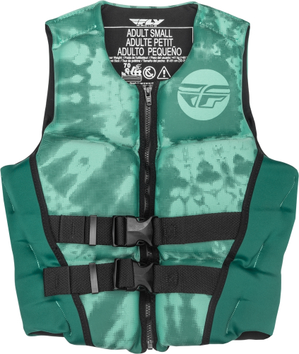 Fly Racing - Fly Racing Neoprene Womens Floatation Vest - 221-30421S - Dark Teal/Light Teal - Small