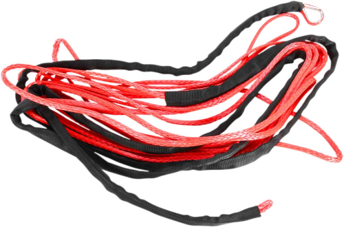 Moose Offroad - Moose Offroad Synthetic Winch Cable - 1/4in. x 50ft. - Red - 700-2150
