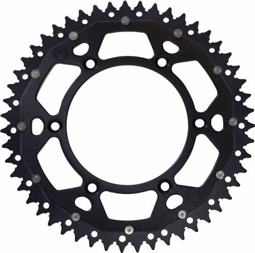 Moose Racing - Moose Racing Dual Rear Sprockets - Black - 51T - 1210-897-51-10X