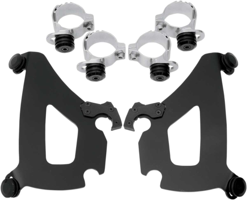 Memphis Shades - Memphis Shades Trigger-Lock Mount Kit for Bullet Fairing - Black - MEK1961