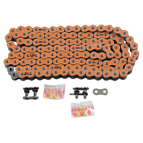 RK - RK 520 Max-X Chain - 120 Links - Orange - 520MAXX-120-DD