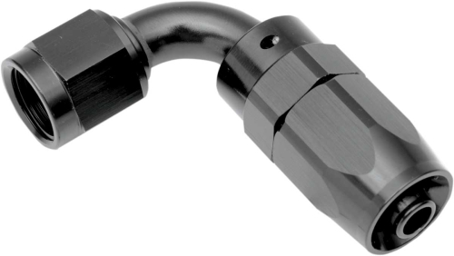 Goodridge - Goodridge -6 JIC 90deg. Oil Hose End - Black - 1136-9006BK