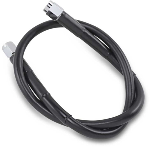 Drag Specialties - Drag Specialties Universal Black Vinyl-Coated Stainless Steel Brake Line - 22in. - 822-BLK