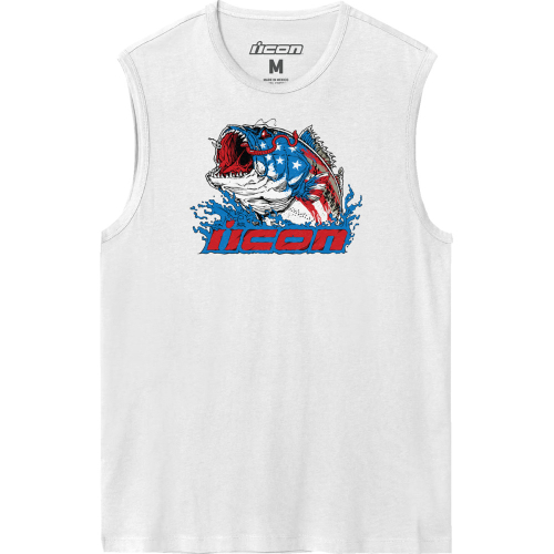 Icon - Icon American Basstard Tank Top - 3030-24078 - White - Small