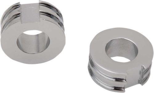 Drag Specialties - Drag Specialties Chrome Axle Adjuster Spacers - 31136-BC120