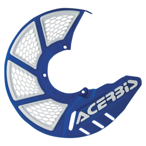 Acerbis - Acerbis X-Brake 2.0 Vented Front Disc Cover - Black/White - 2449490211