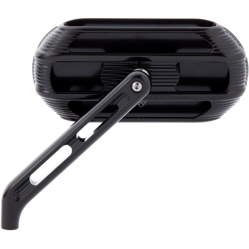 Arlen Ness - Arlen Ness Caged Series Sidekick Mirror - Left - Black - 510-000