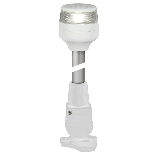 Hella Marine - Hella Marine NaviLED 360 Compact All Round Lamp - 2nm - 12" Fold Down Base - White