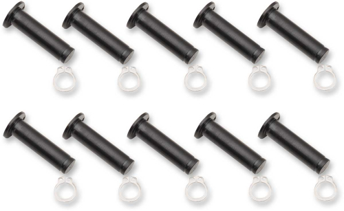 Drag Specialties - Drag Specialties Pivot Pin/Clip Kit - Brake Side - Black - 0617-0200