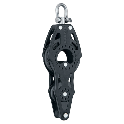 Harken - Harken 57mm Carbo Air Fiddle Block w/Swivel &amp; Becket