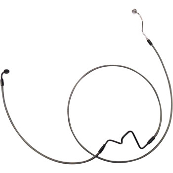 Magnum - Magnum Black Pearl Designer Series ABS Touring Dual-to-Single Conversion Brake Line - Stock Length - AS47018
