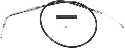 Drag Specialties - Drag Specialties Alternative Length Black Vinyl Idle Cable - 24 1/2in. - 43426-2B