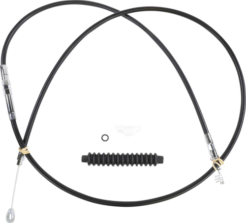 Drag Specialties - Drag Specialties Alternative Length Black Vinyl High Efficiency Clutch Cable - 76in. - 0652-2371