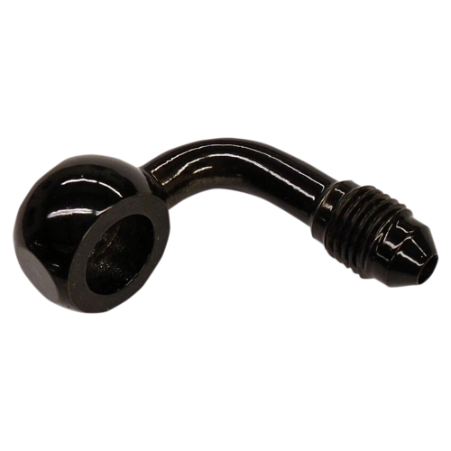 Magnum - Magnum 10mm Banjo X AN-3 Brake Line Fitting - 90 Deg. - Black - 1704-20