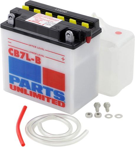 Parts Unlimited - Parts Unlimited 12V Heavy Duty Battery Kit - CB7L-B-FP