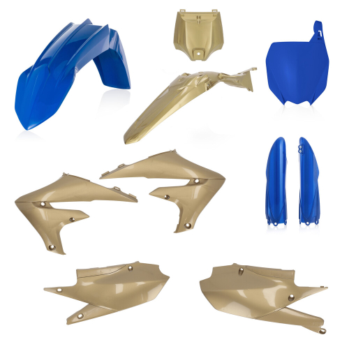 Acerbis - Acerbis Full Plastic Kit - Blue/Gold - 2736357837