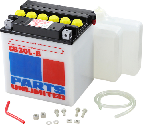 Parts Unlimited - Parts Unlimited 12V Heavy Duty Battery Kit - CB30L-B-FP