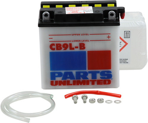 Parts Unlimited - Parts Unlimited 12V Heavy Duty Battery Kit - CB9L-B-FP